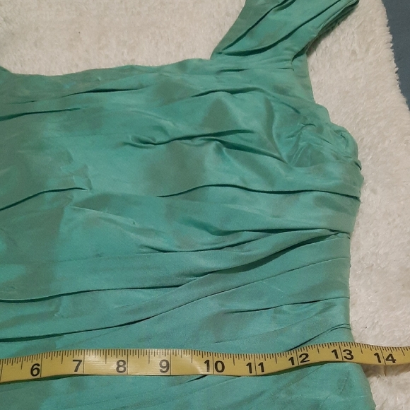 Chic Turquoise Sleeveless Mini Dress - Picture 6 of 8